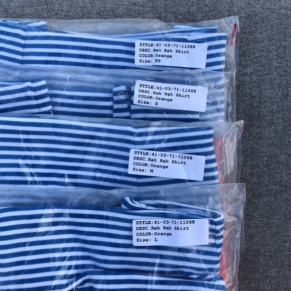 NWT! - CHRISTINE & TAYLOR - UF GATORS Game Day Pleated Mini Skirt - Picture 3 of 6